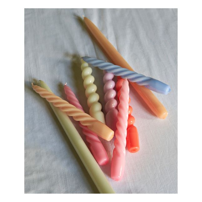 Candela Soft Twist - Set di 2 | Rosa antico