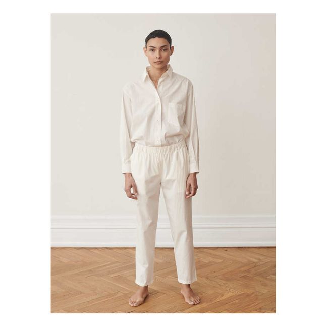 Edgar Organic Cotton Trousers | Ecru