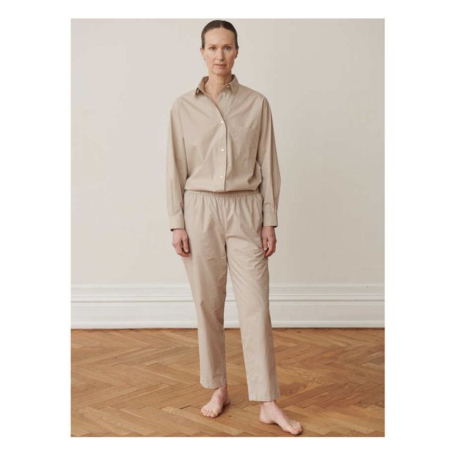 Skall Organic Cotton Pyjama Set | Light grey