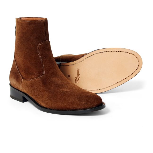 7520 Suede Boots Camel