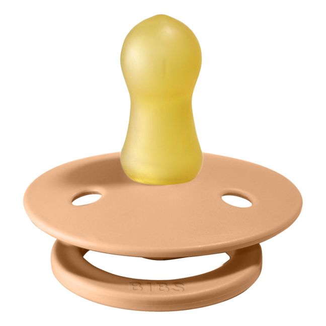 Tétines en caoutchouc naturel - Set de 2 | Rose pêche