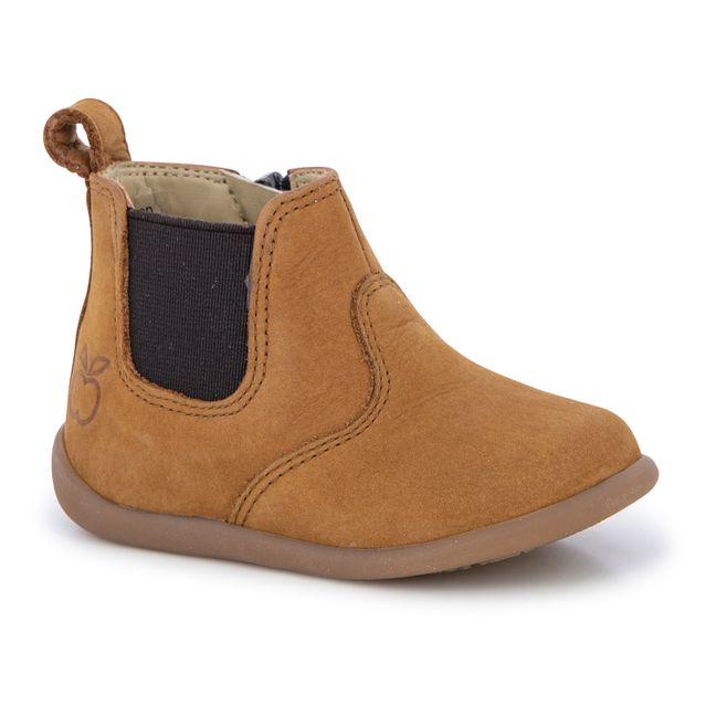 Jod Zip-Up Chelsea Boots | Camel