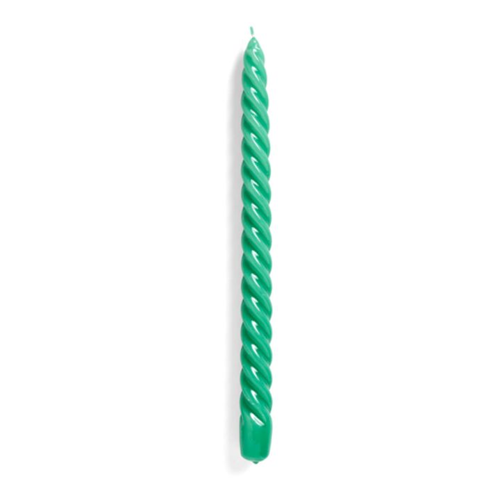 Candela lunga Twist di Hay - verde