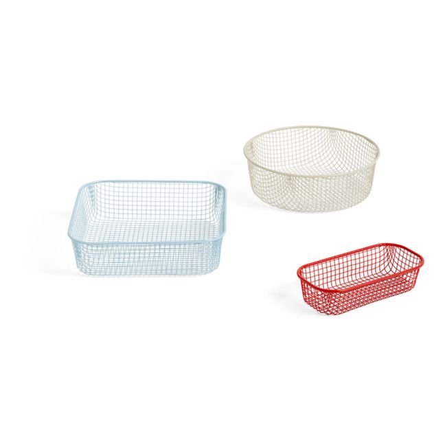 Storage Baskets - Set of 3 Red