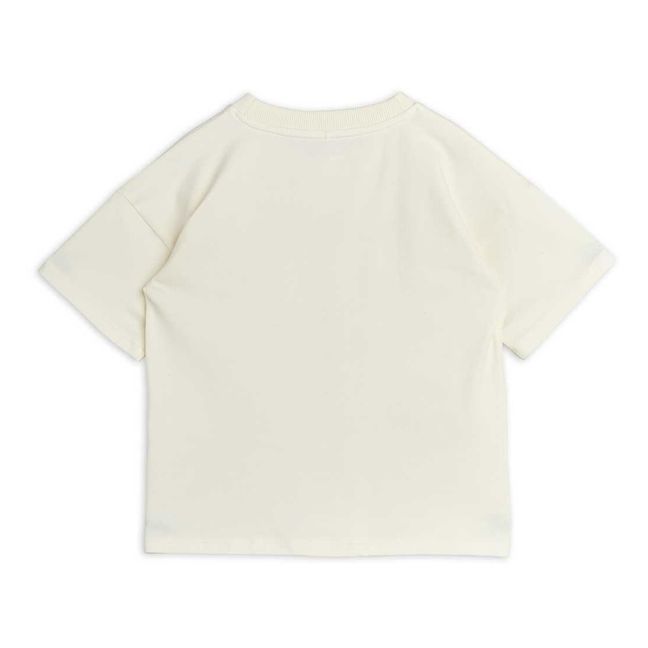 T-shirt Morse Coton Bio Blanc cassé