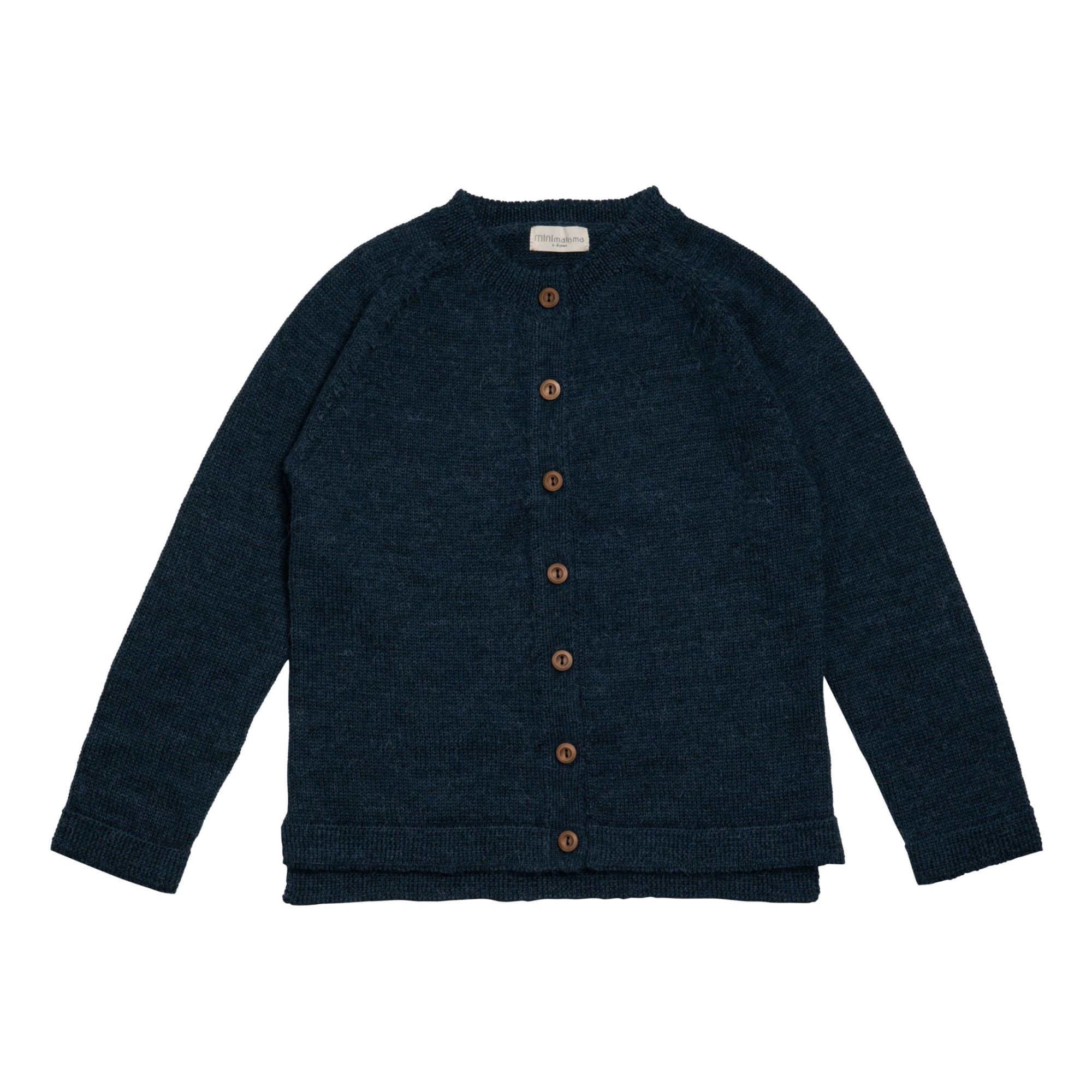 Minimalisma - Cardigan Kobenhavn Laine Alpaga - Fille - Bleu