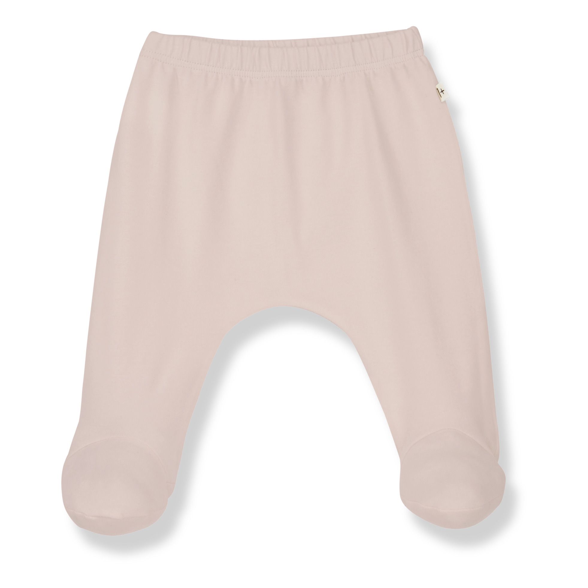 1+ in the family - Legging Lua à Pieds Coton Bio - Fille - Rose poudré