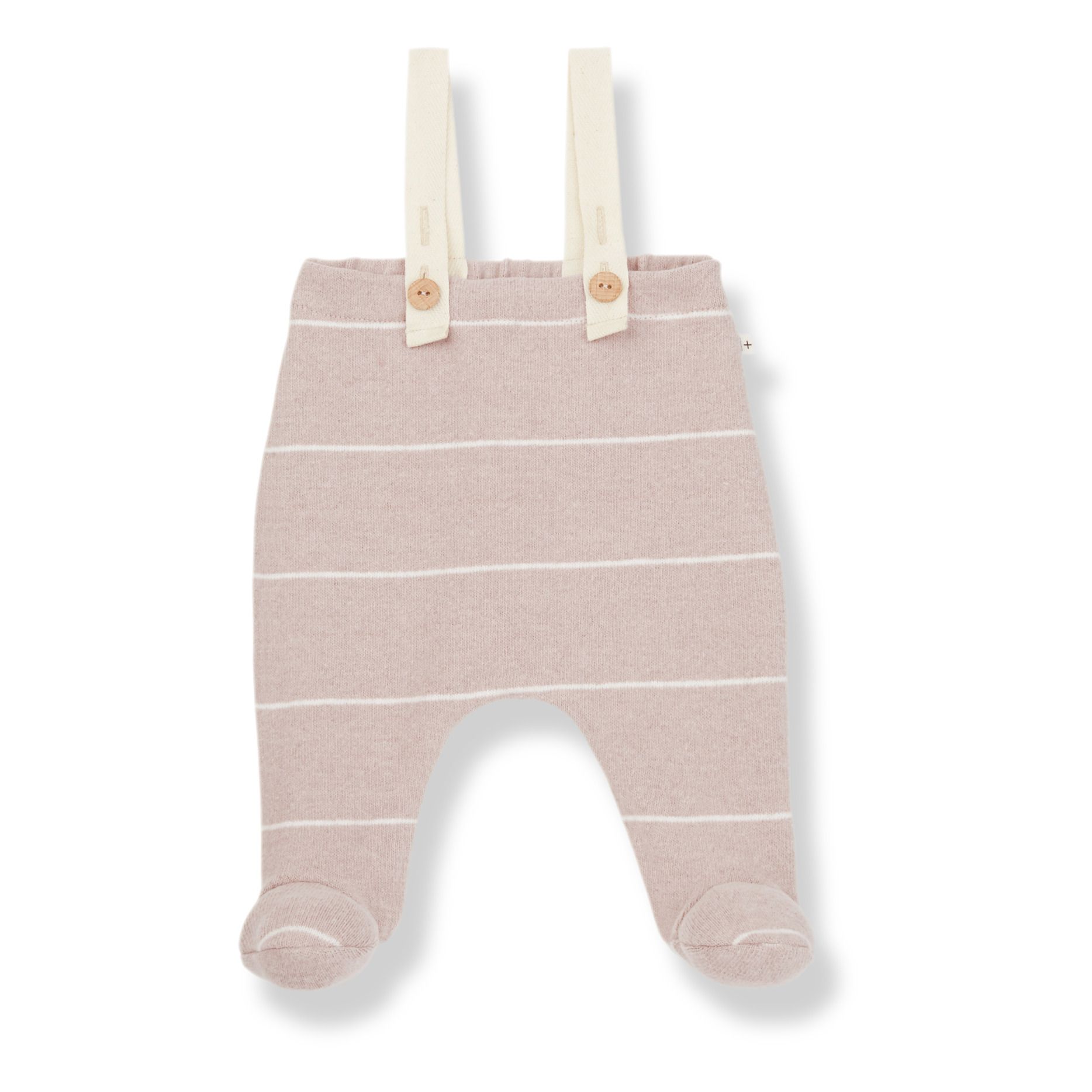 1+ in the family - Salopette à Pieds Edmond - Fille - Rose poudré