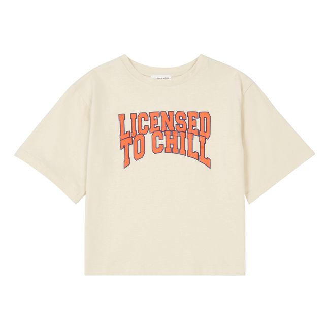 Camiseta algodón orgánico Licensed To Chill Pastel