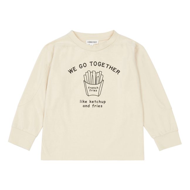 T-Shirt in cotone bio Together Mastic