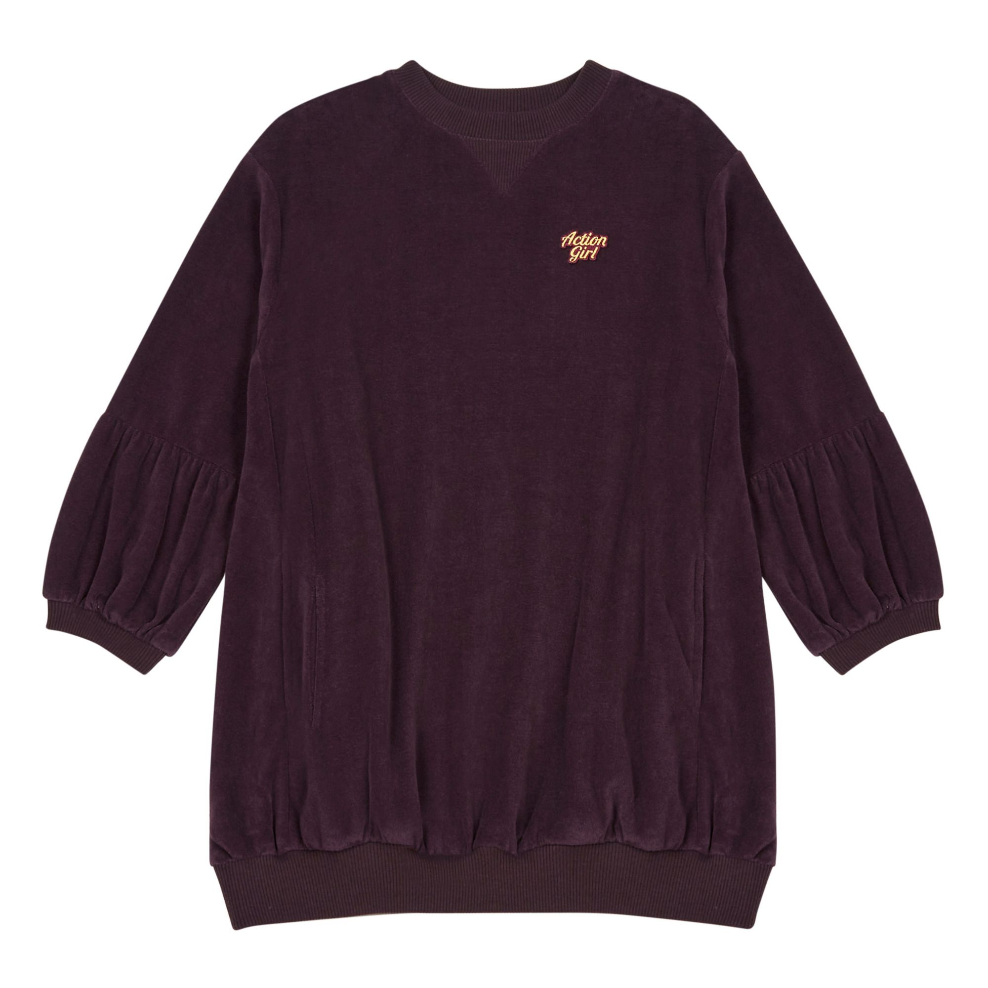 Hundred Pieces - Robe Velours - Fille - Bordeaux