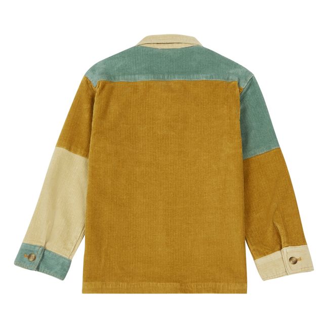 Camicia Colorblock | Verde