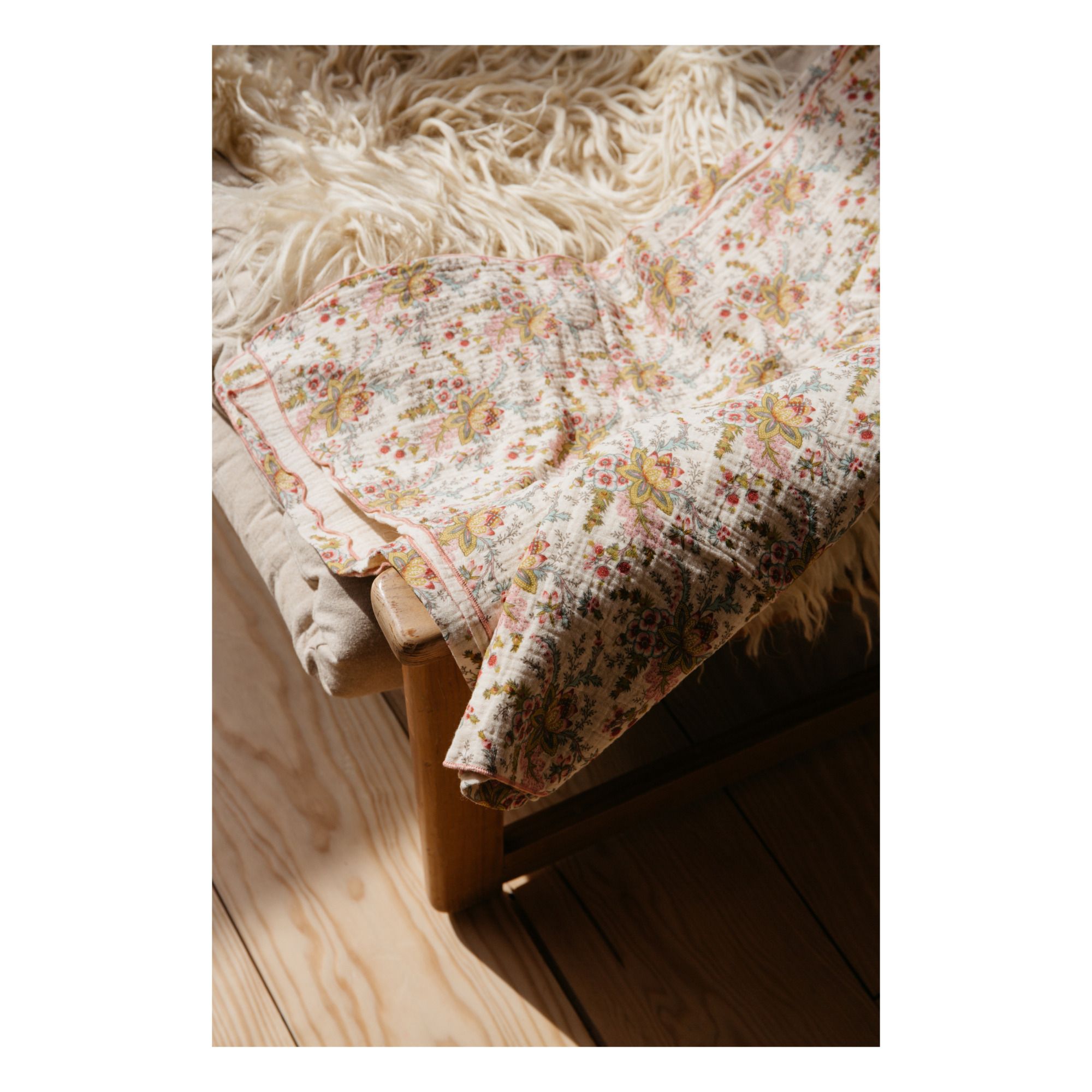 Nagel Lightweight Organic Cotton Blanket Cream- Product image n°1