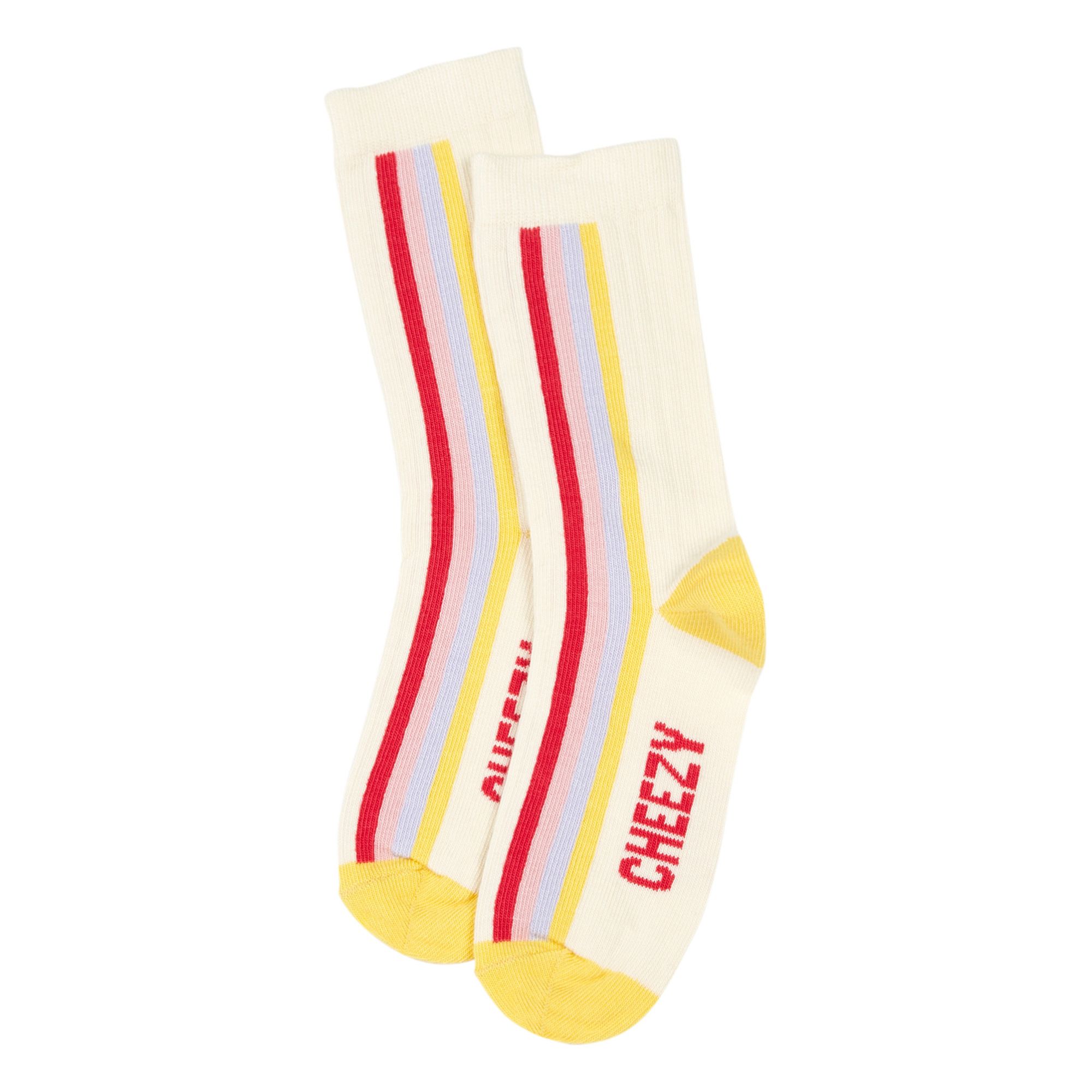 Pack of 2 Cheesy Dance Socks  White- Product image n°4