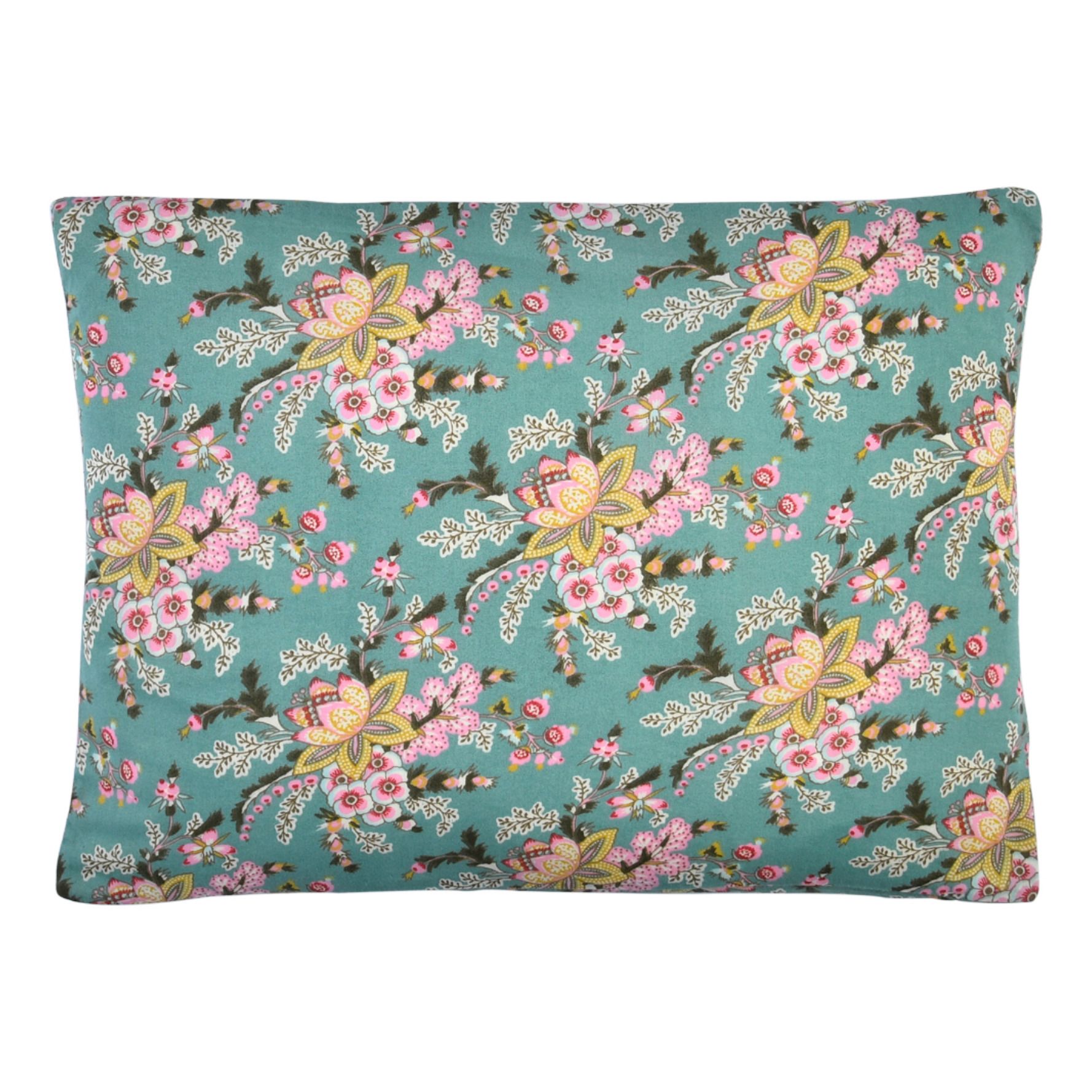 Louise Misha - Taie d'oreiller Valerie en coton bio - Bleu