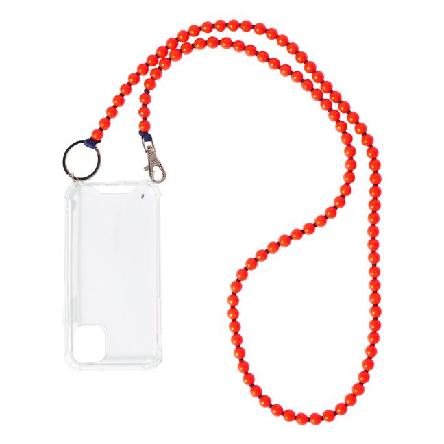 Smartphone Necklace Neon orange