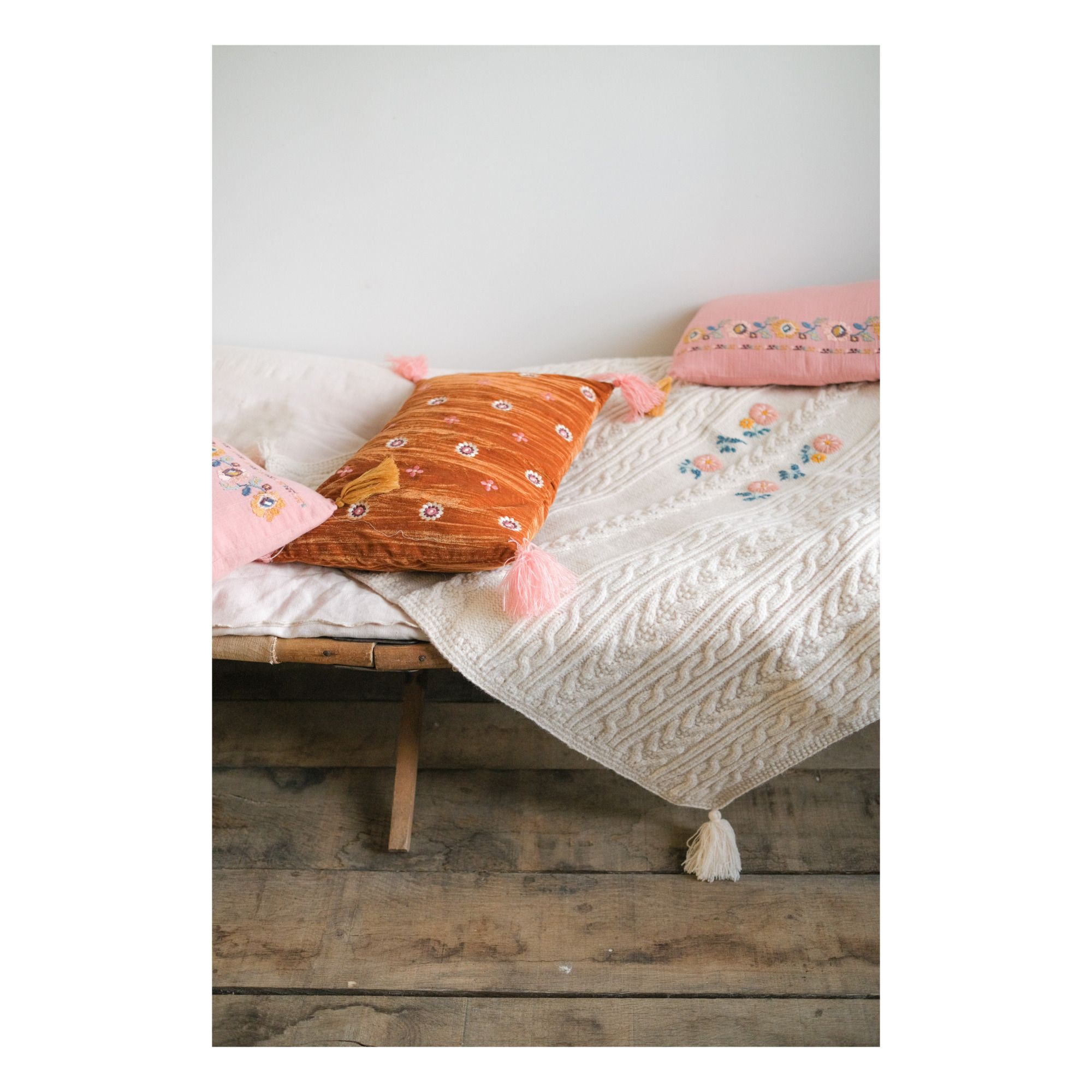 Louna Blanket Cream- Product image n°1