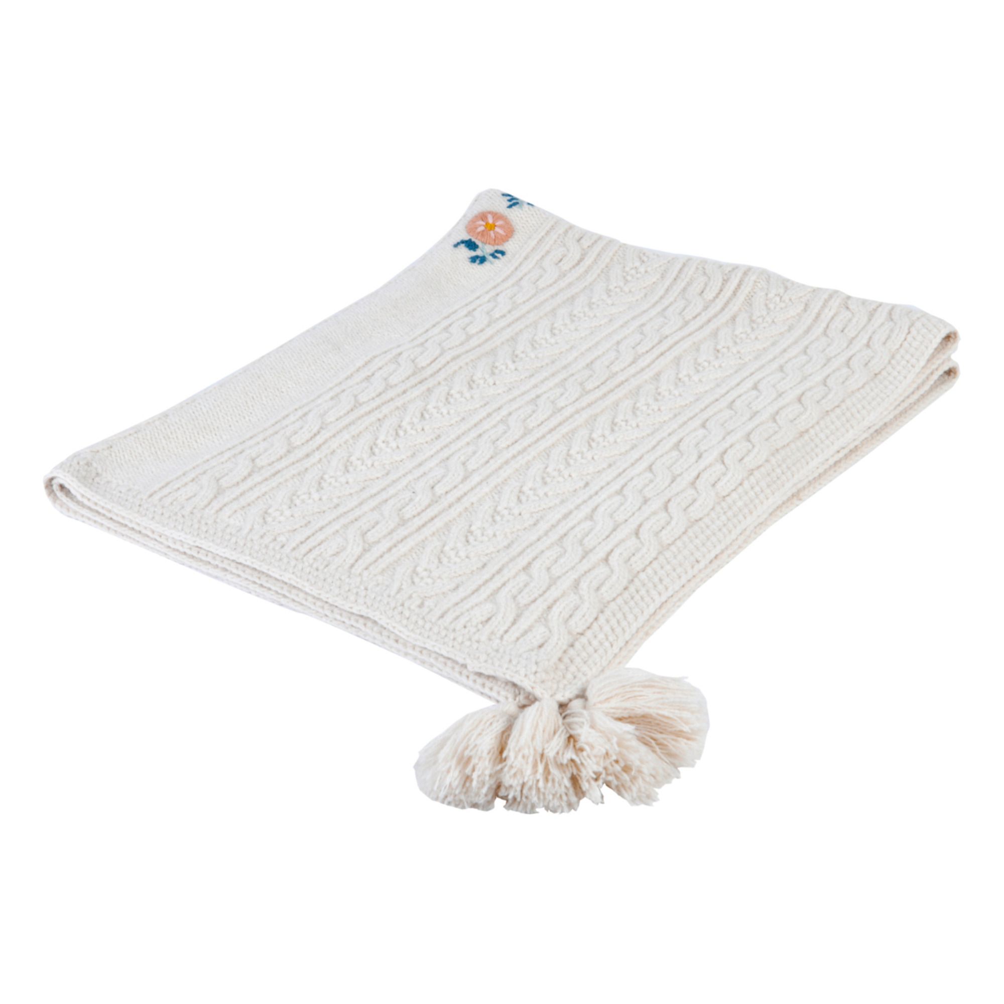 Louna Blanket Cream- Product image n°2