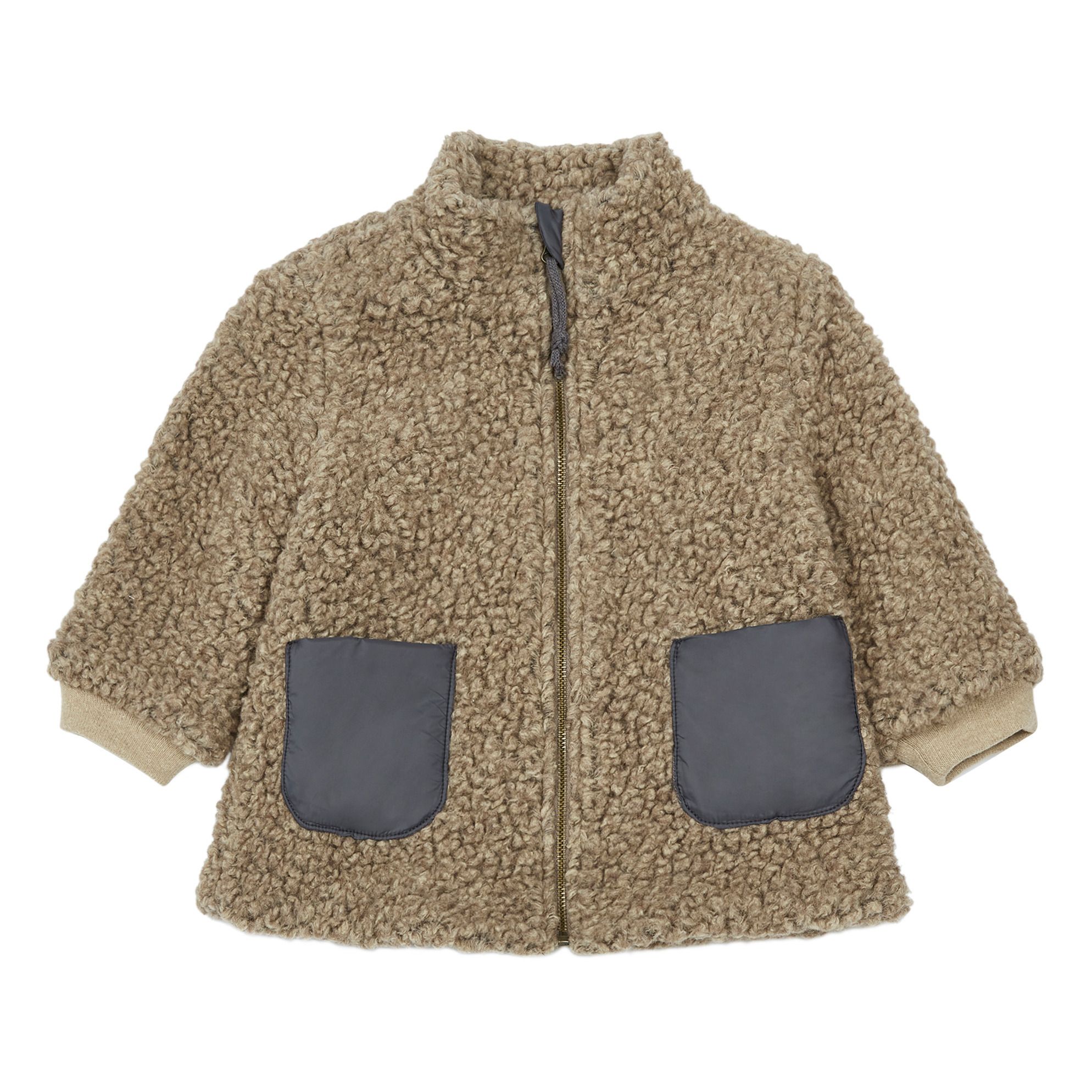 Zhoe & Tobiah - Veste Façon Fourrure - Fille - Taupe