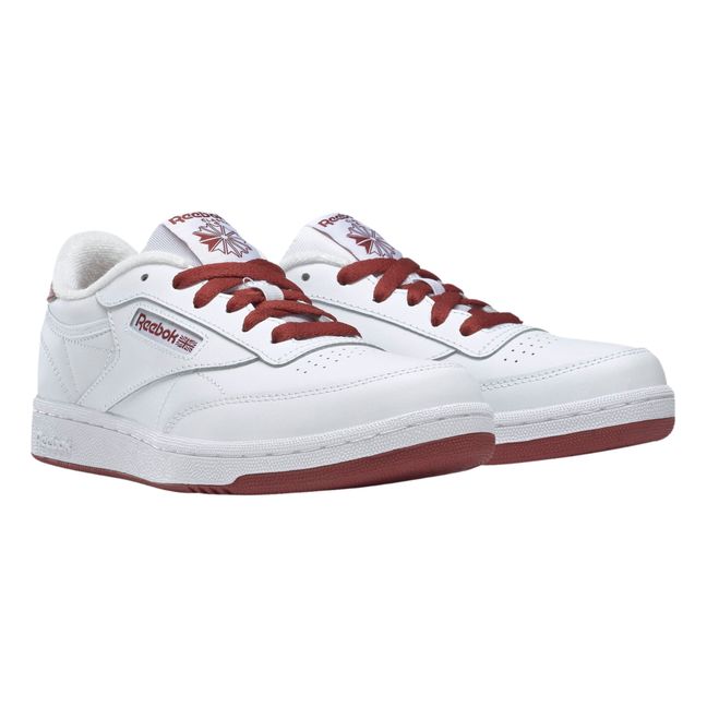Club C Lace Up Sneakers Rosso