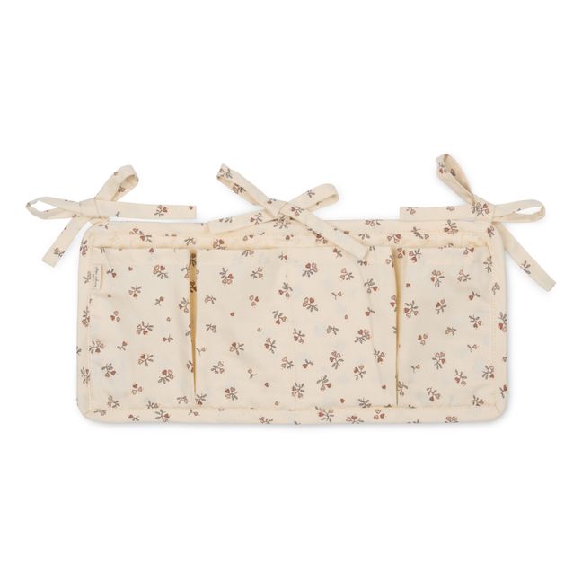 Organic Cotton Quilted Cot pouch Ecru