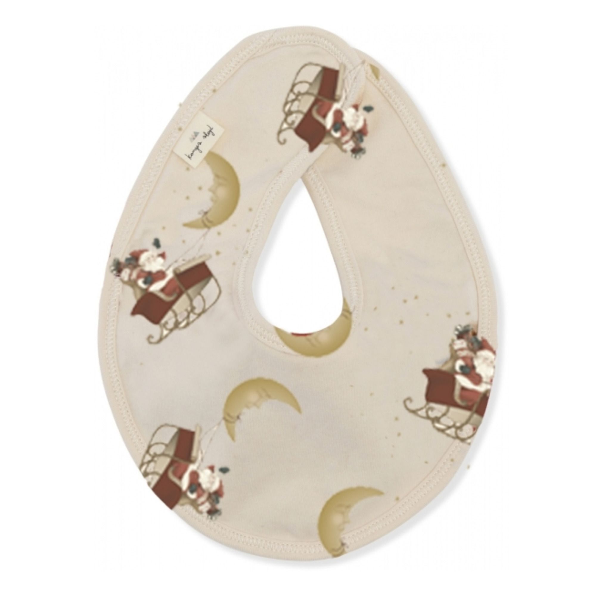 Konges Slojd - Bavoir en coton bio - Ecru