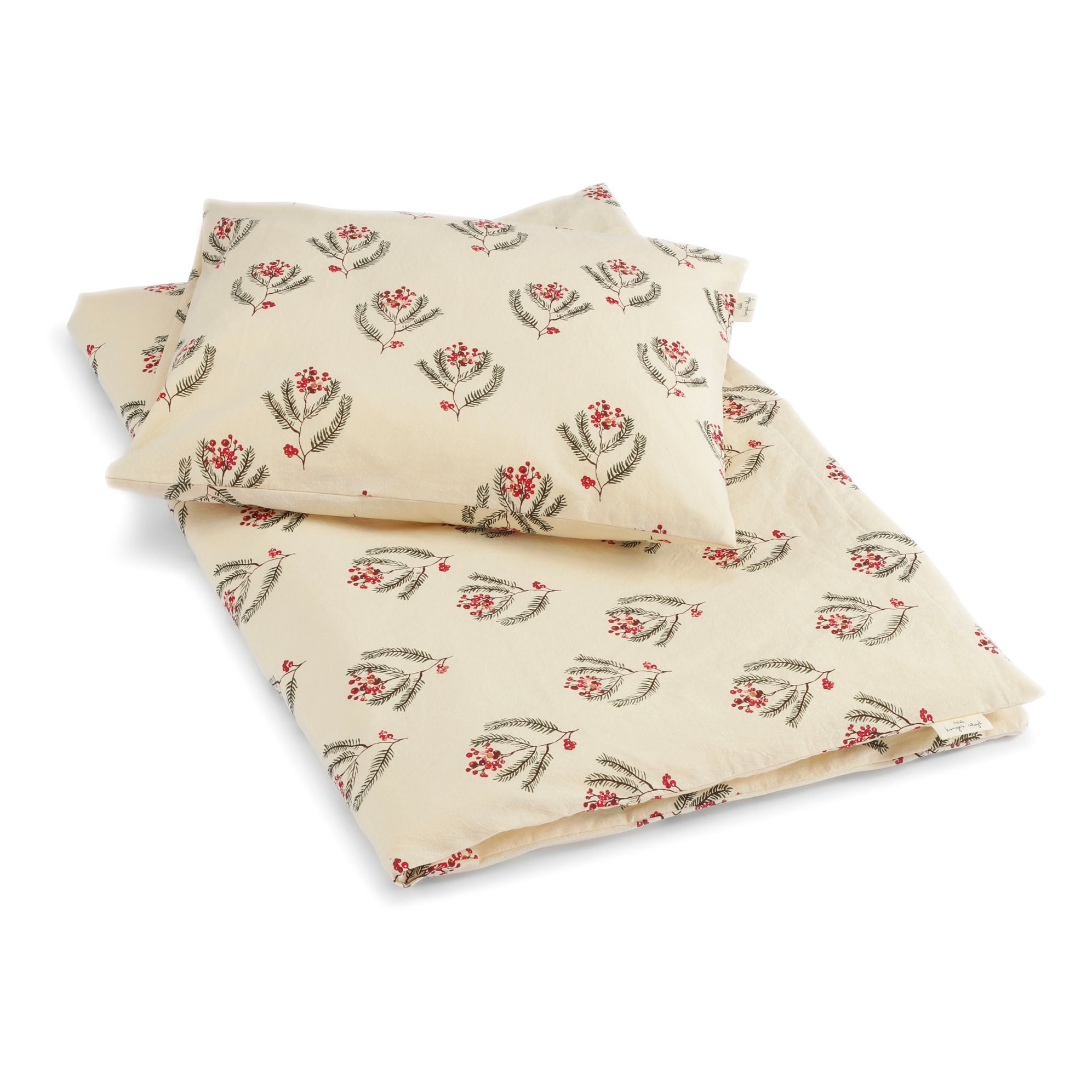 Konges Slojd - Parure de lit en coton bio - Crème