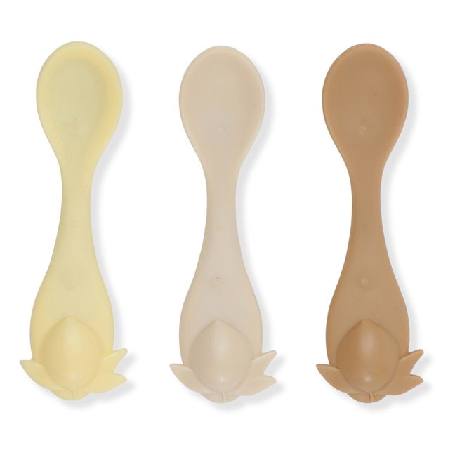 Silicone Lemon Spoons - Set of 3 Nude