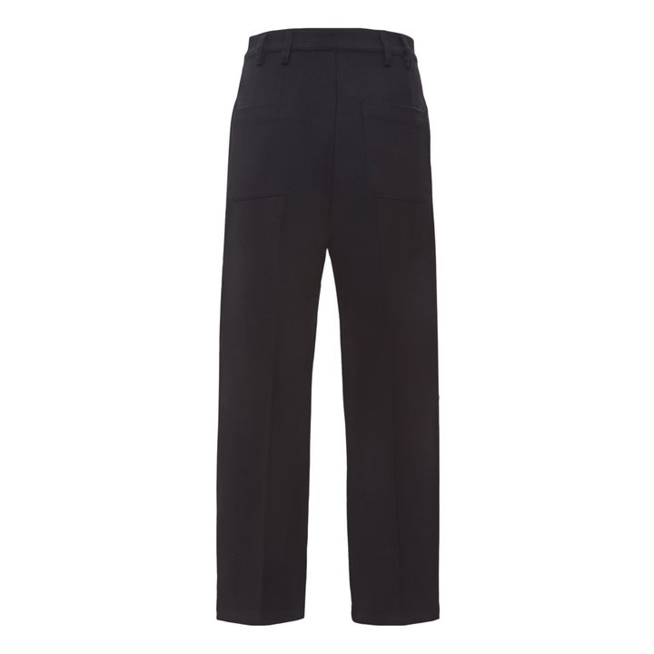 Pantalón de lana y tejido stretch bi Epinal | Negro- Imagen del producto n°5