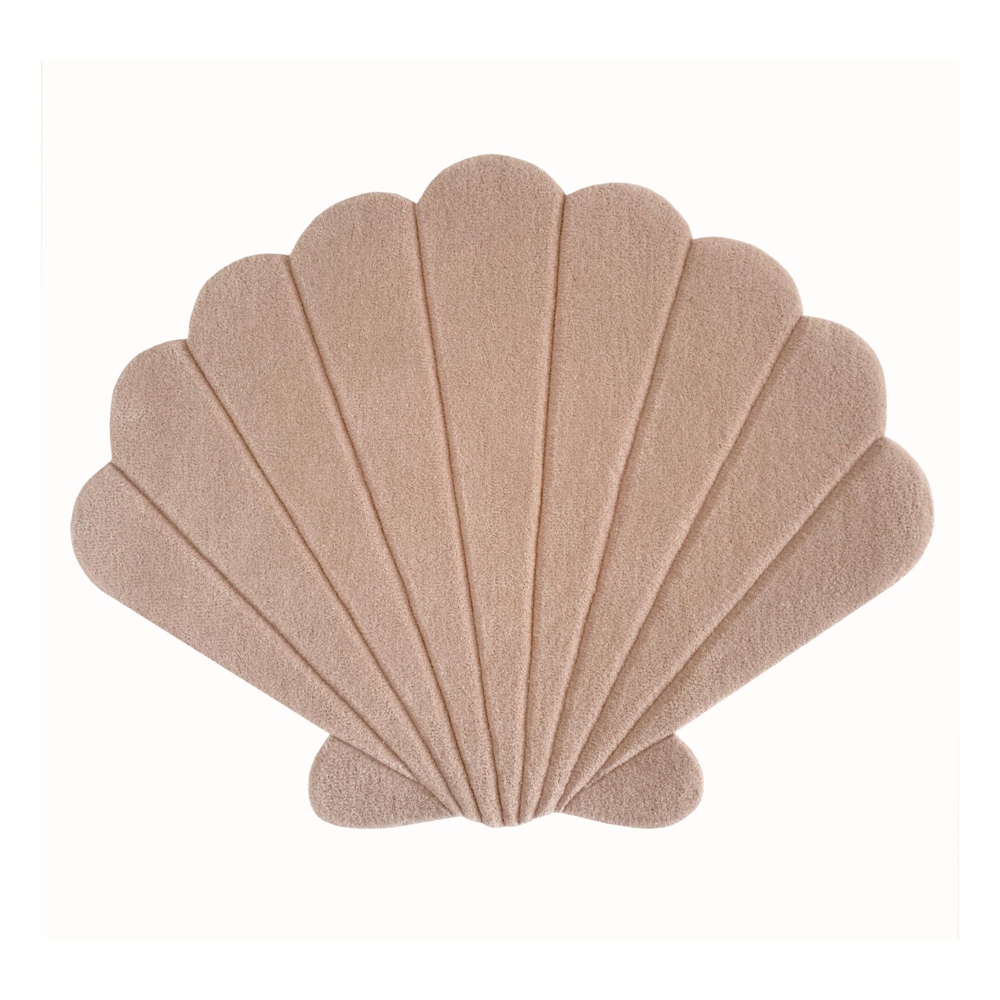 Maison Deux - Tapis Coquillage en laine - Rose poudré