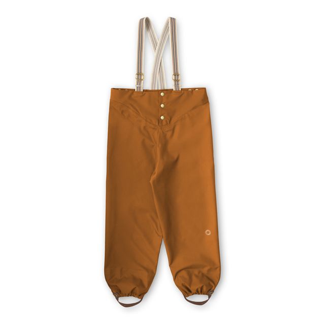 Recycled Suspender Ski Trousers Ruggine