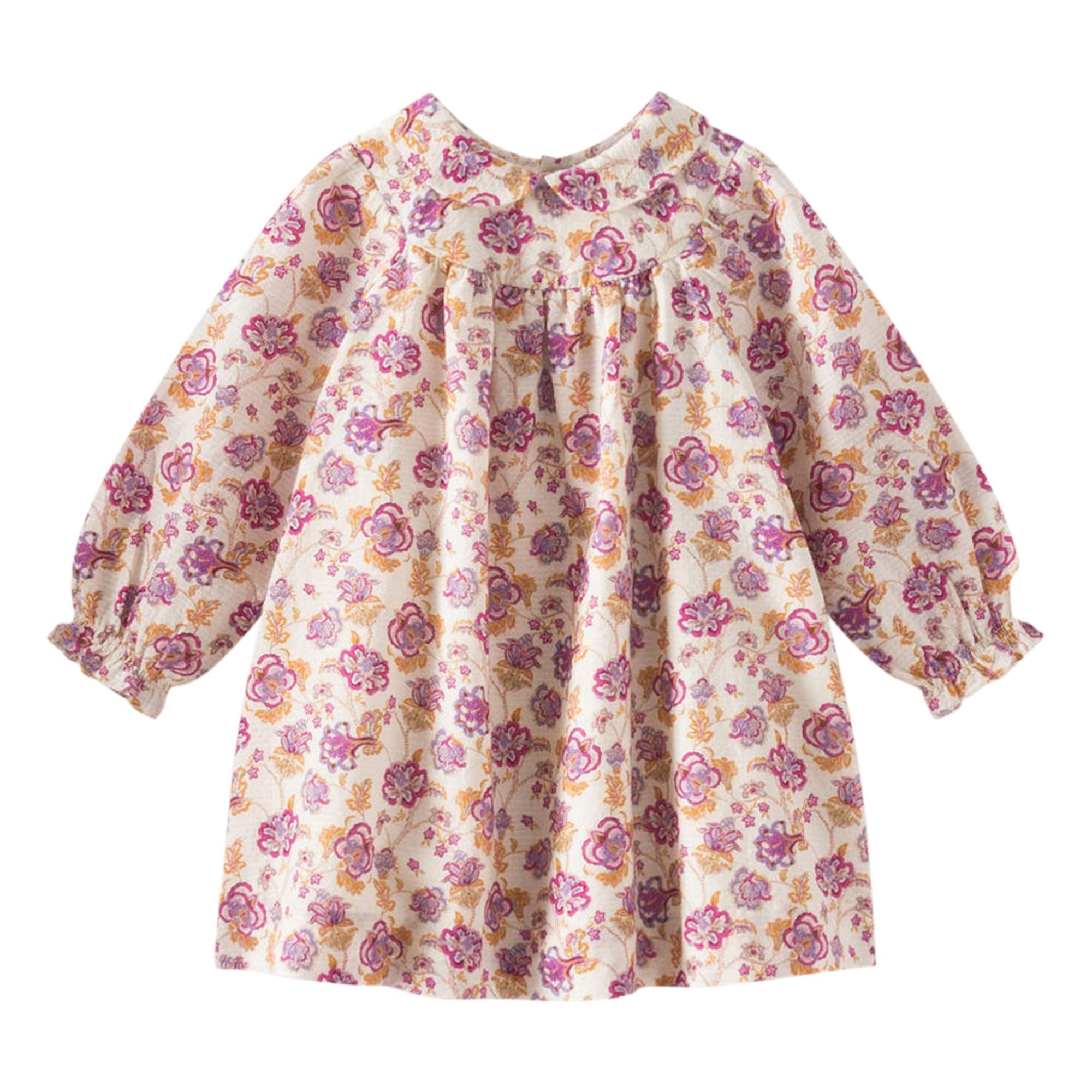 Bonpoint - Robe Fleurie Jeni - Fille - Rose