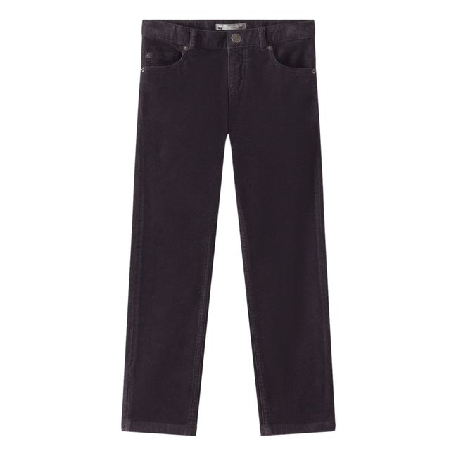 Dylan Corduroy Trousers Navy blue