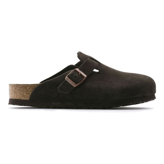 Boston Suede Clogs - Adult Collection - Brown