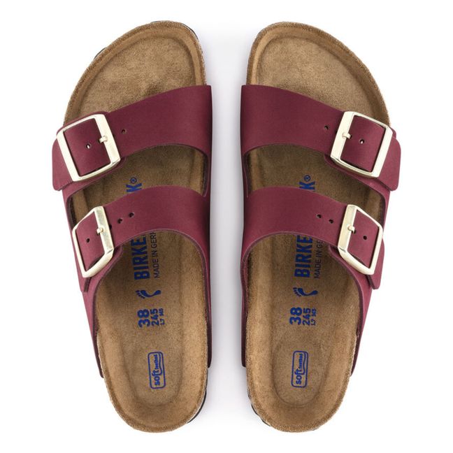 Nubuck Arizona Sandals - Adult’s Collection - Burgundy