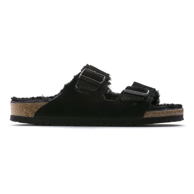 Shearling Arizona Sandals - Adult’s Collection - Black