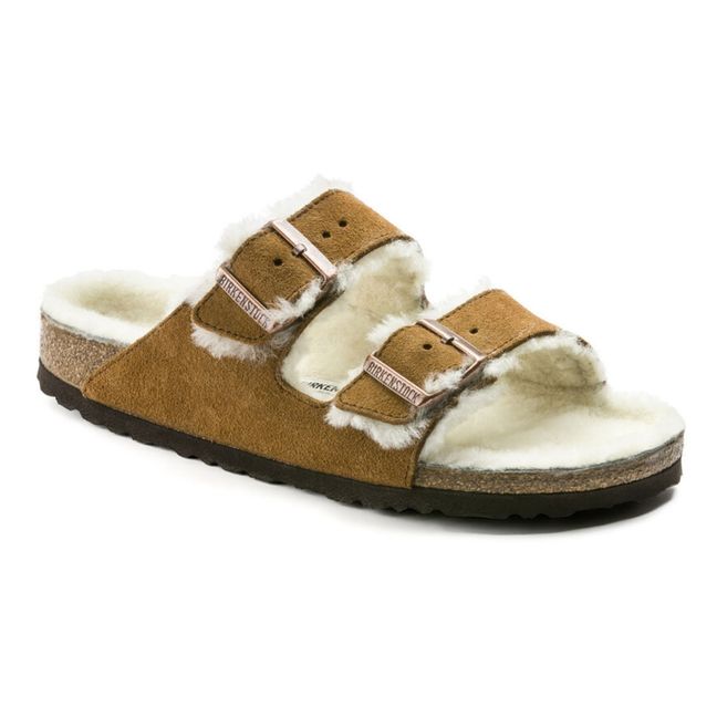 Shearling Arizona Sandals - Adult’s Collection - Camel
