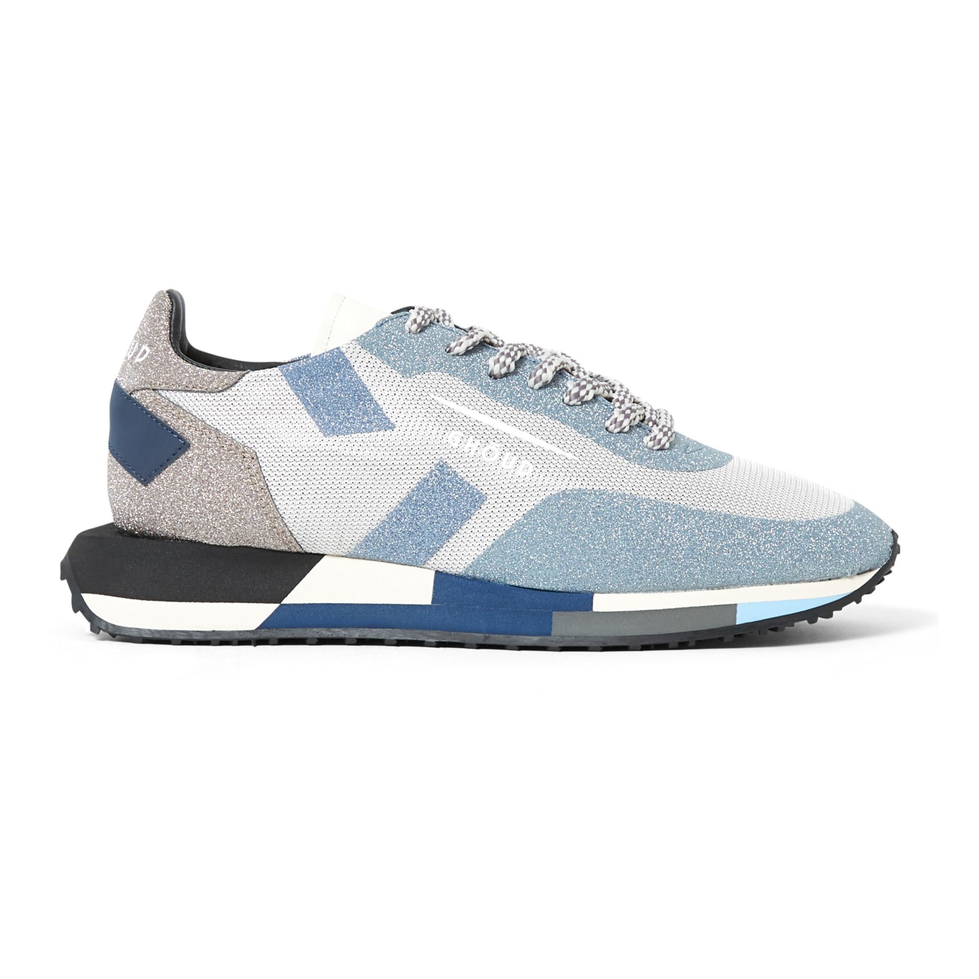 Sneakers Star Mesh con brillantini Azzurro Ghoud Scarpe Adulto