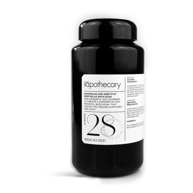 Deep Relax Magnesium and Amethyst Bath Salts - 400g