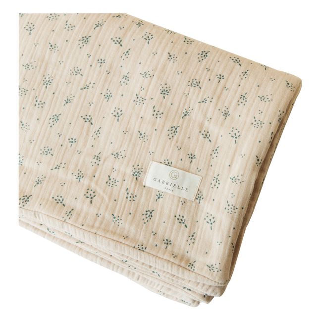 Decke aus Bio-Baumwolle Winter -  70x100cm | Beige