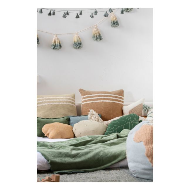 Coussin Duetto | Vert olive