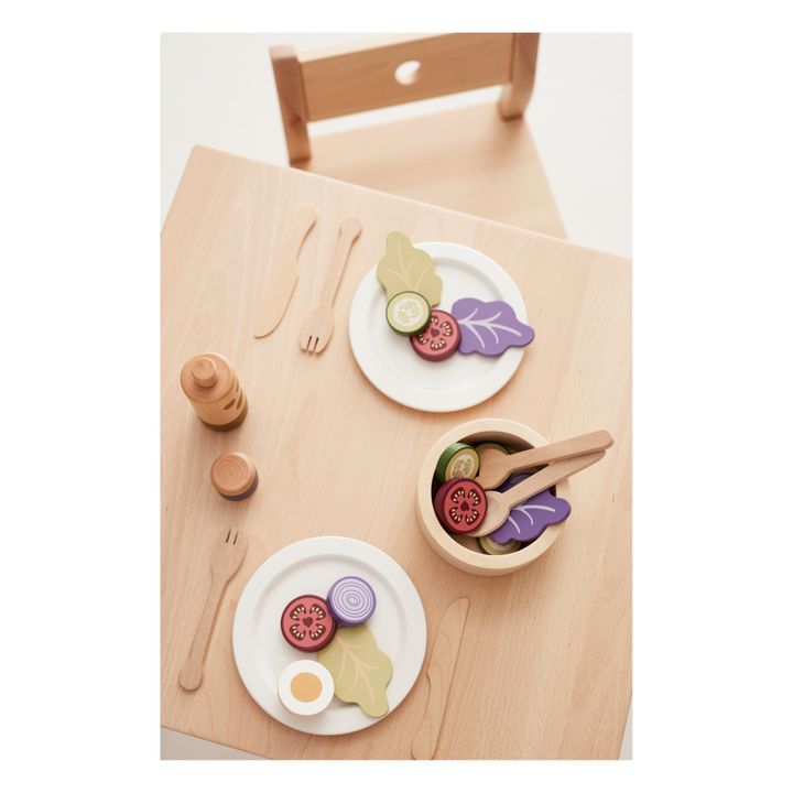 Salat zum Zusammenstellen aus Holz- Produktbild Nr. 5