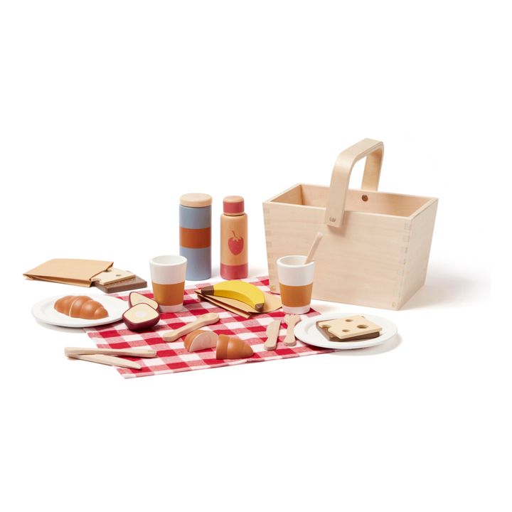 Picknickkorb aus Holz- Produktbild Nr. 0