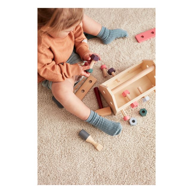Grande valise bricolage (14 outils) Jouets d'hier Moulin Roty
