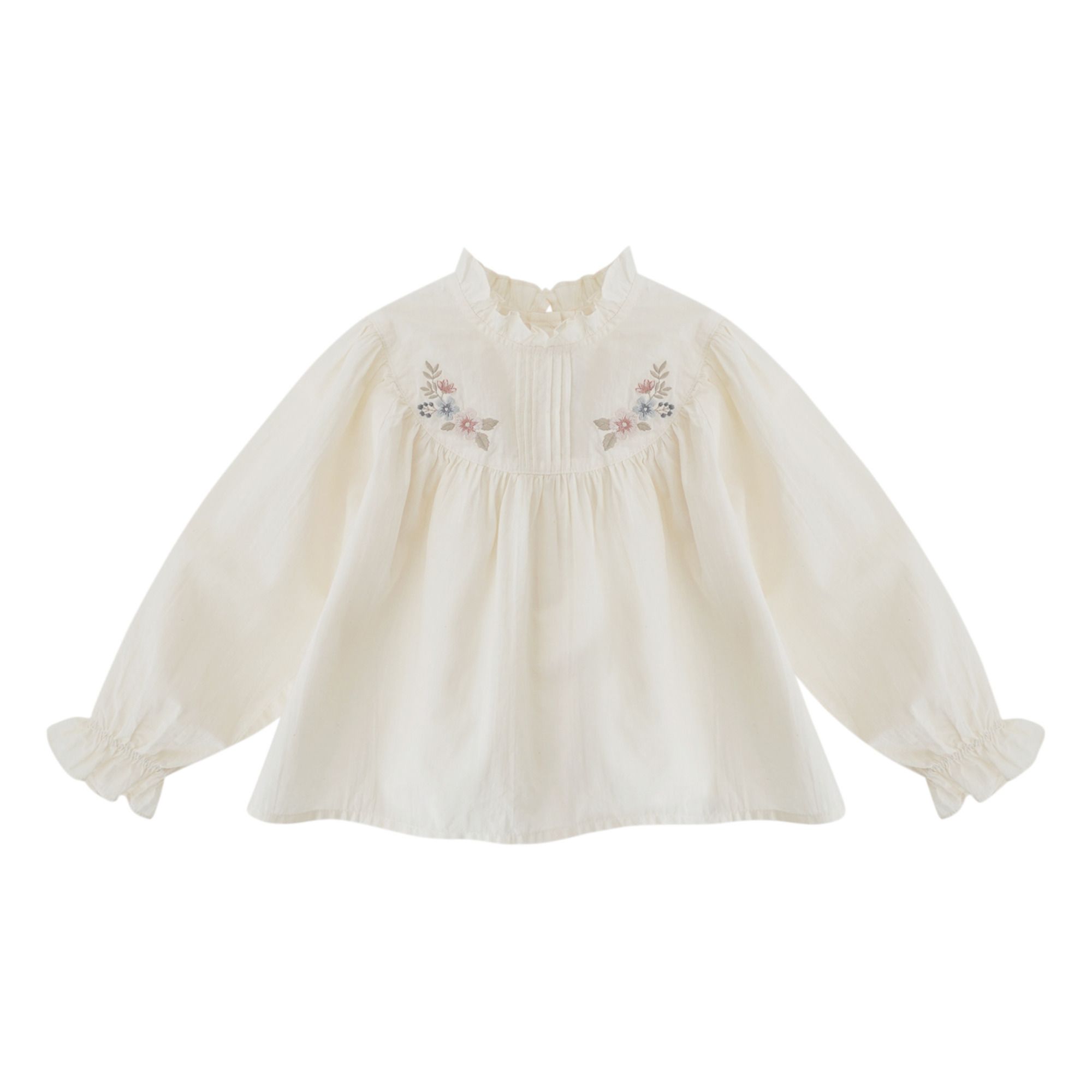Louisiella - Blouse Brodée Eloise - Fille - Ecru