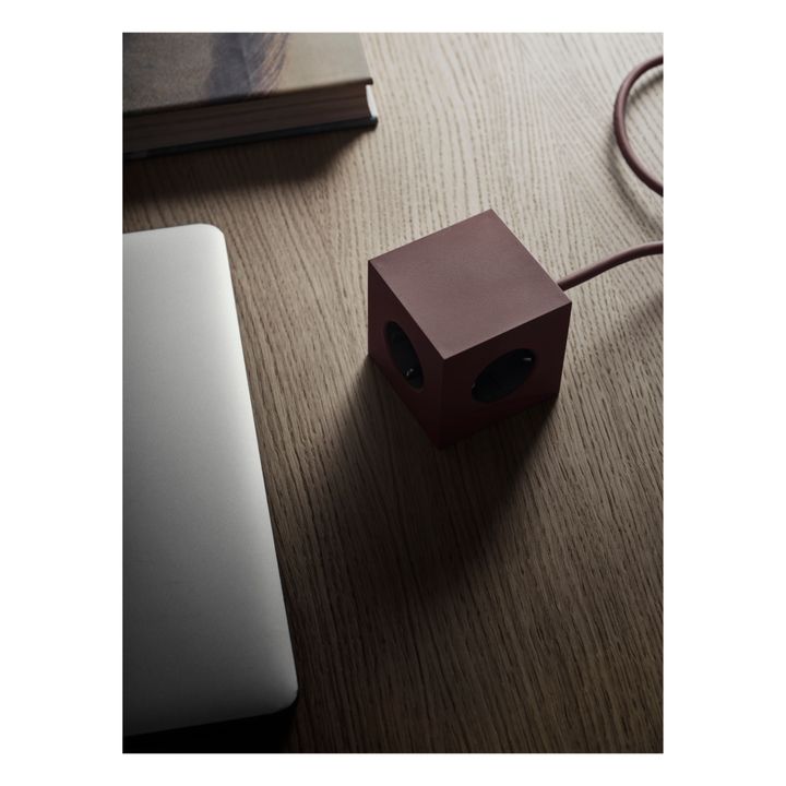 Rallonge Square 1 avec prise USB | Rouille- Image produit n°1