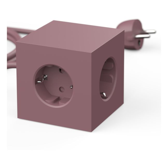 Prolunga, modello: Square 1, con presa USB | Ruggine