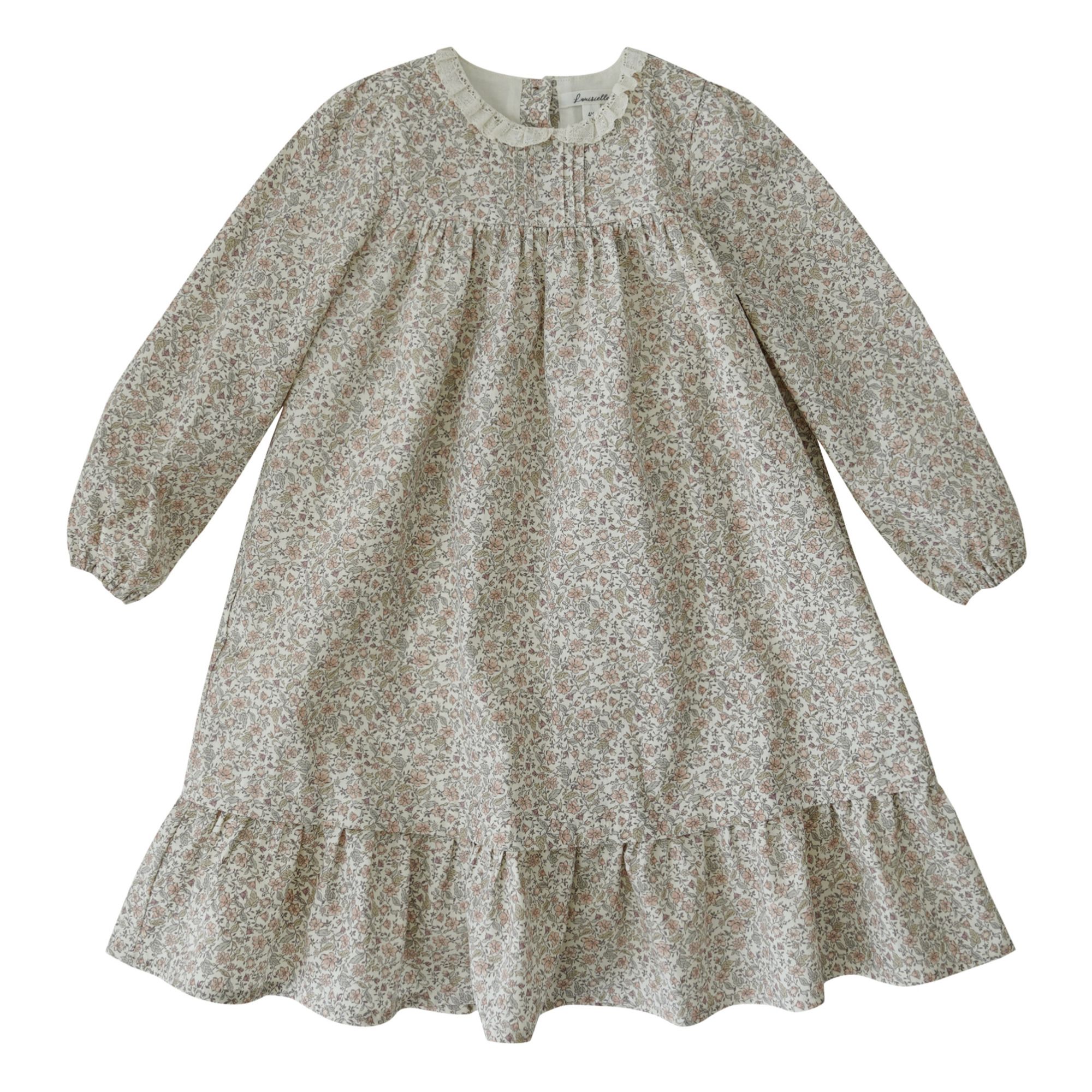 Louisiella - Robe Eliot - Fille - Vert kaki clair