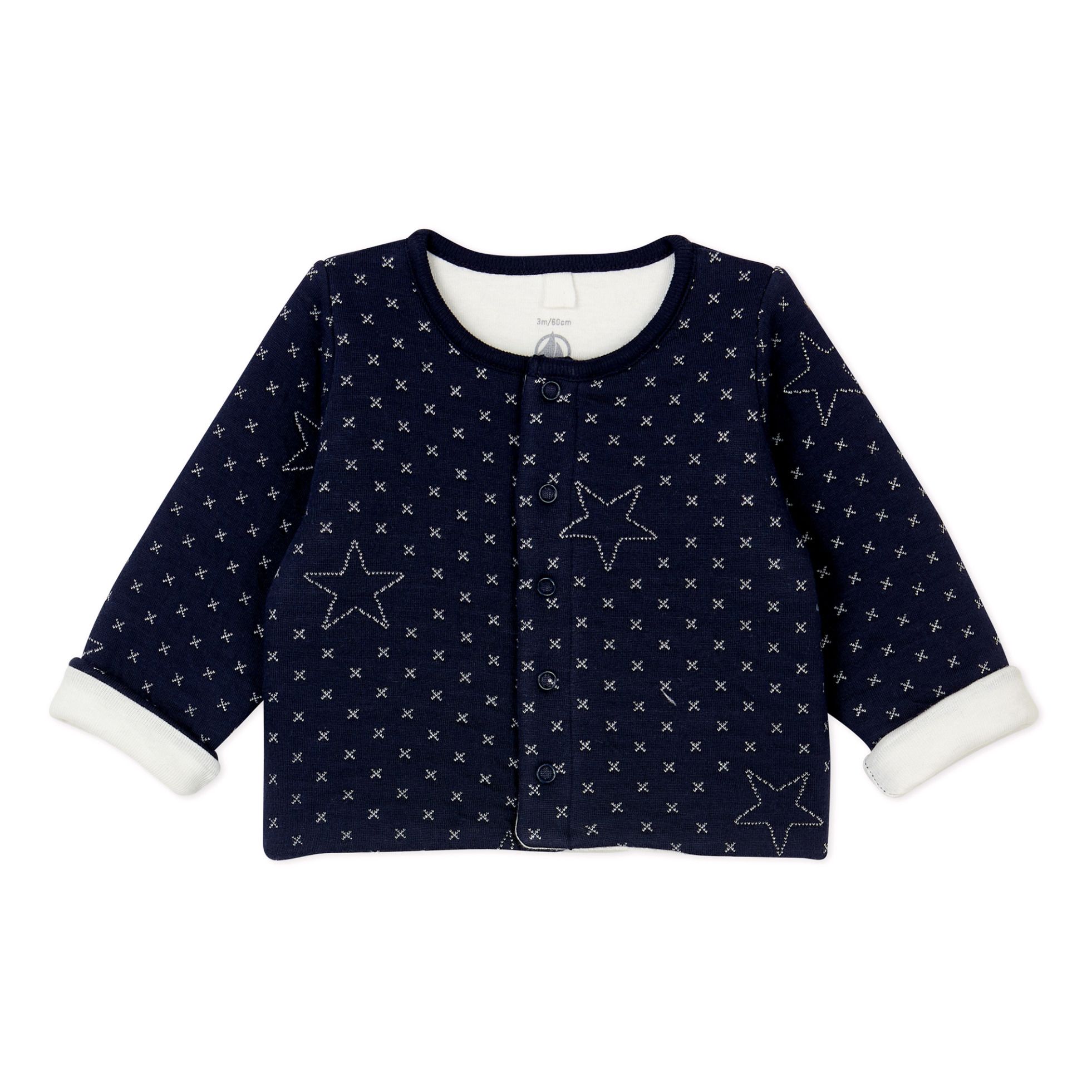 Petit Bateau - Cardigan Tajor Coton Bio - Fille - Bleu