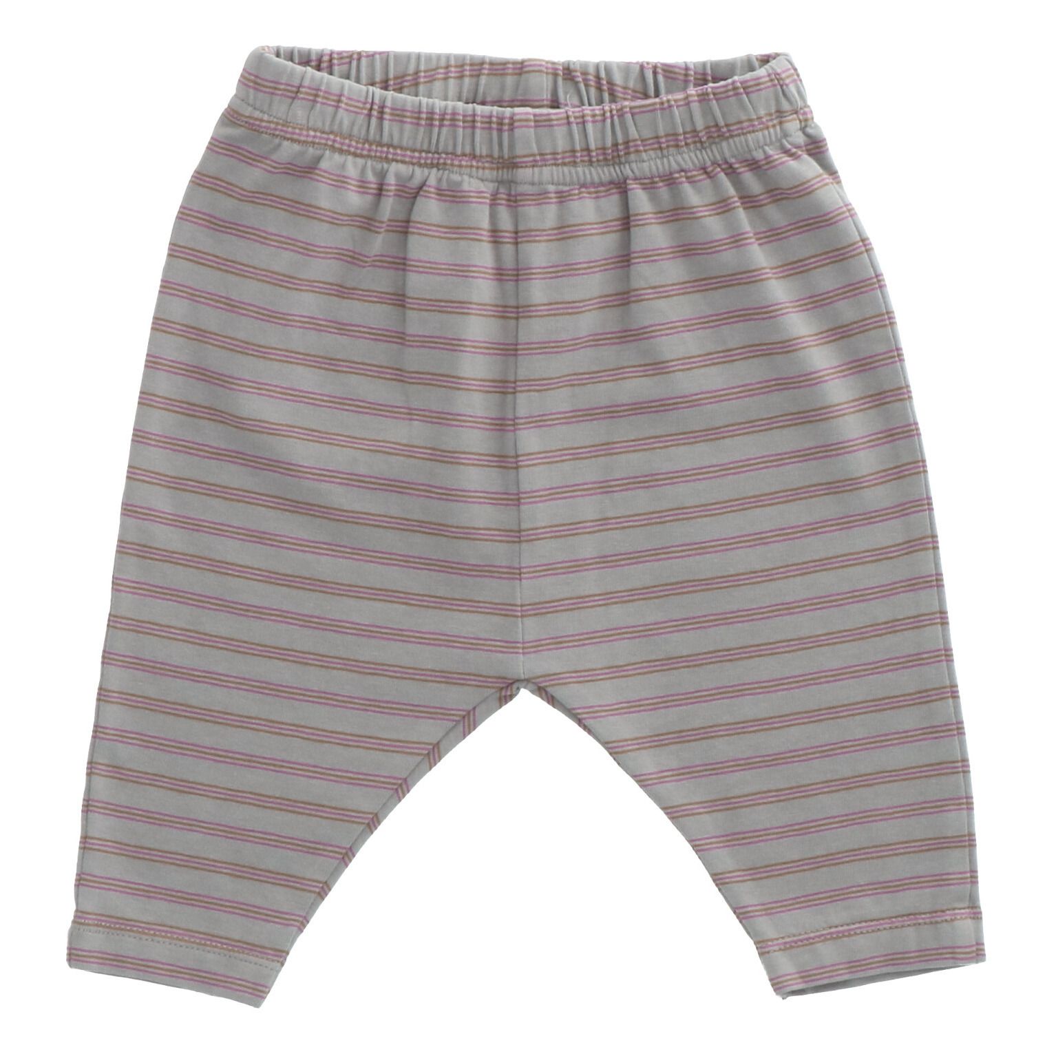 Heart of Gold - Legging Coton Bio Rayé Byzou - Fille - Mauve